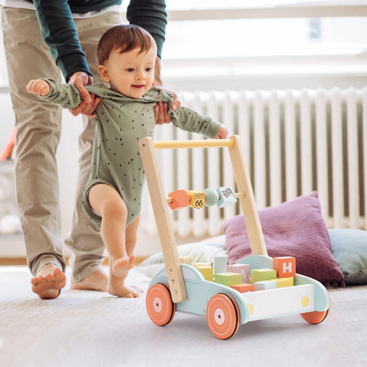 Wooden Baby Walker Push