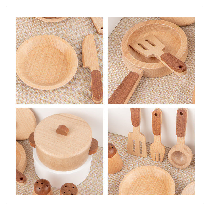 Wooden Kitchen Playset