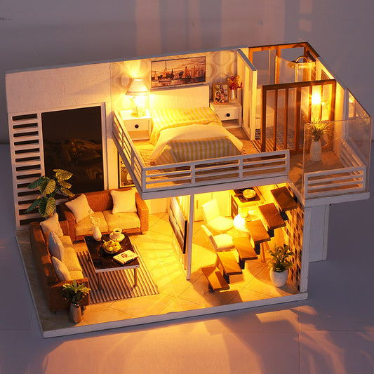 Handmade building house model