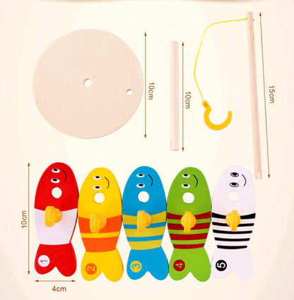 Creative Fishing Wooden Toys