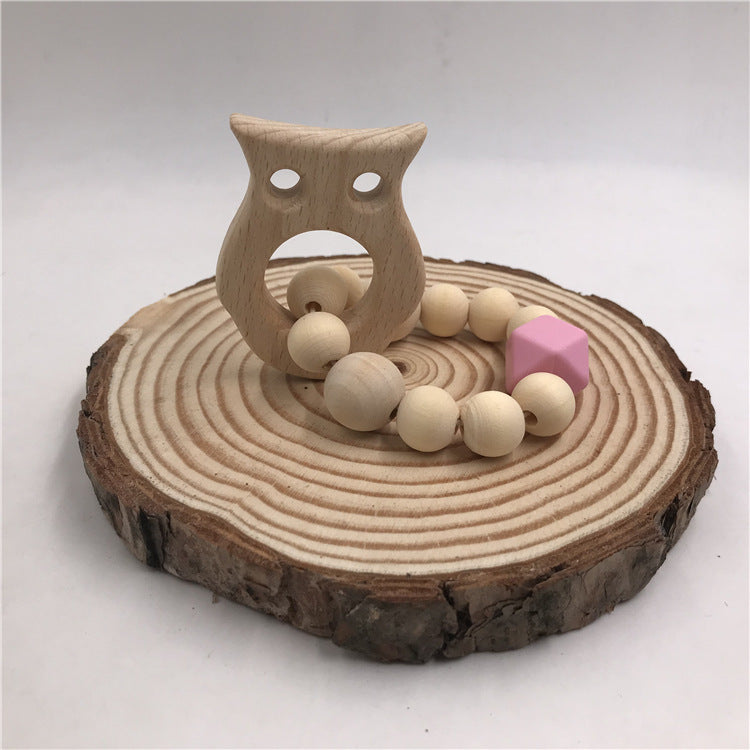 Baby Wooden Animals Rattle