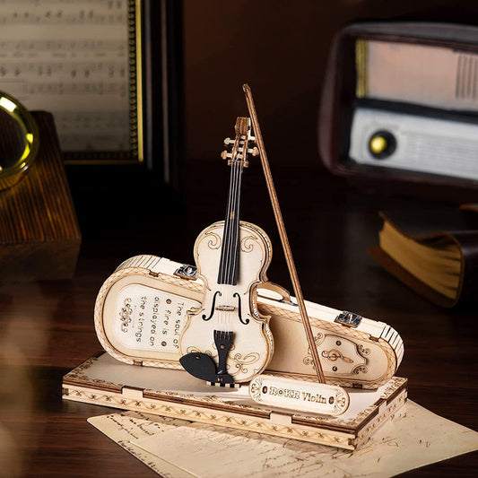 Violin Capriccio 3D Wooden Model