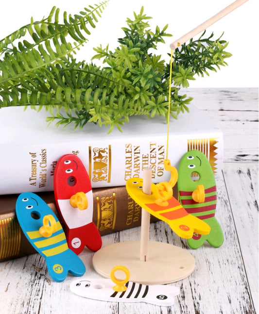 Creative Fishing Wooden Toys