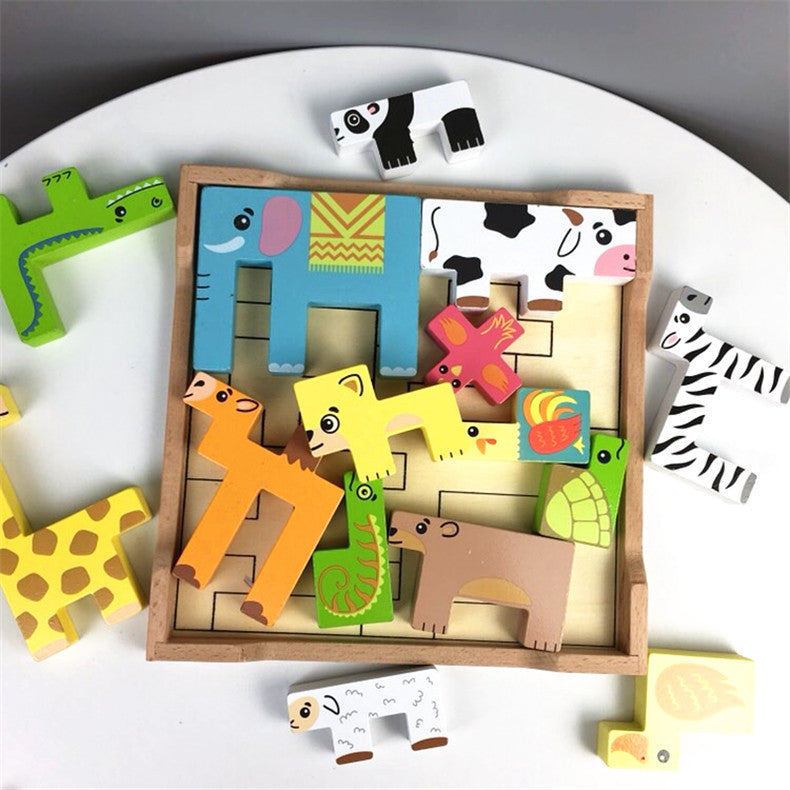 Animals Wooden Puzzle