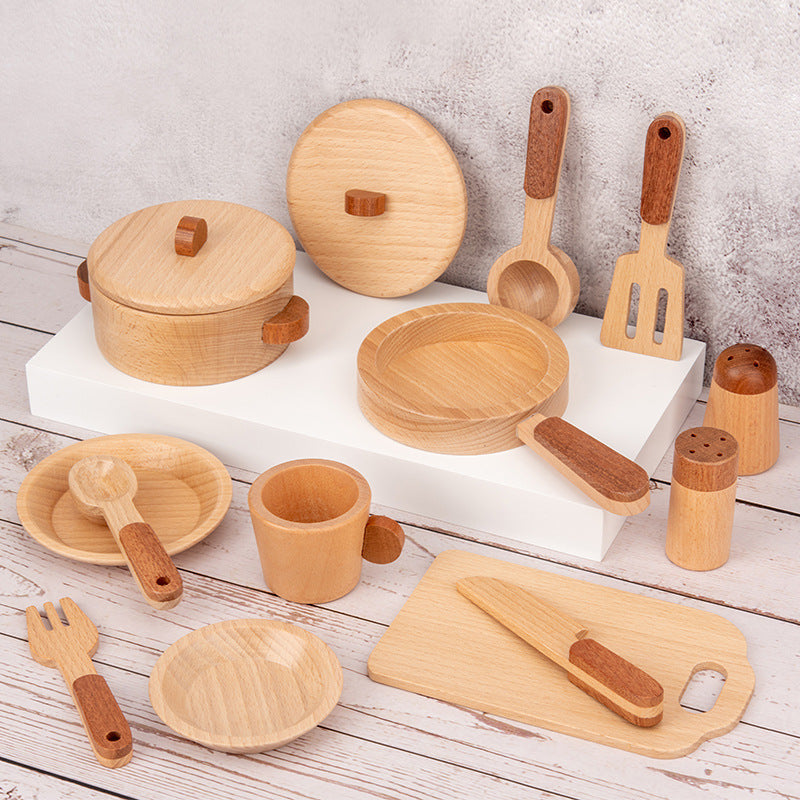 Wooden Kitchen Playset