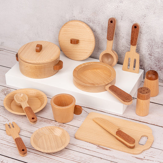 Wooden Kitchen Playset