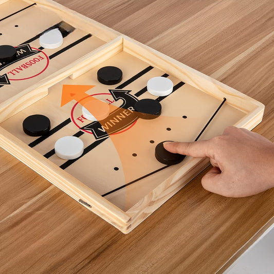 Wooden Hockey Battle Game