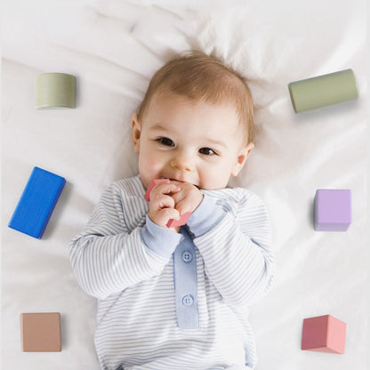 Colorful Wooden Building Blocks