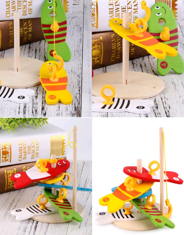 Creative Fishing Wooden Toys