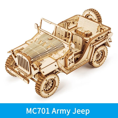 Vehicles Model 3D Wooden Model