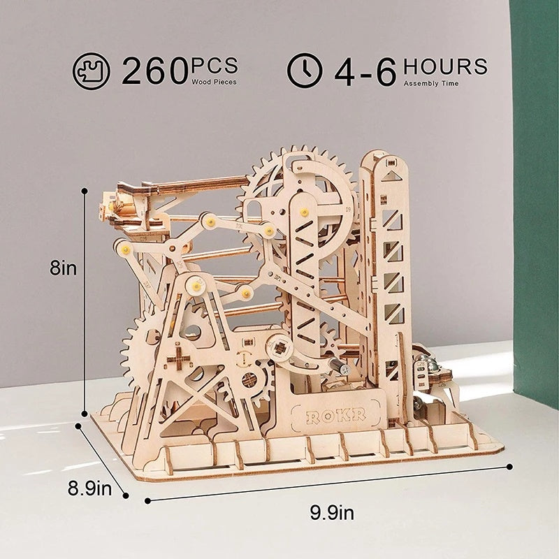 Roller Coaster 3D Wooden Model