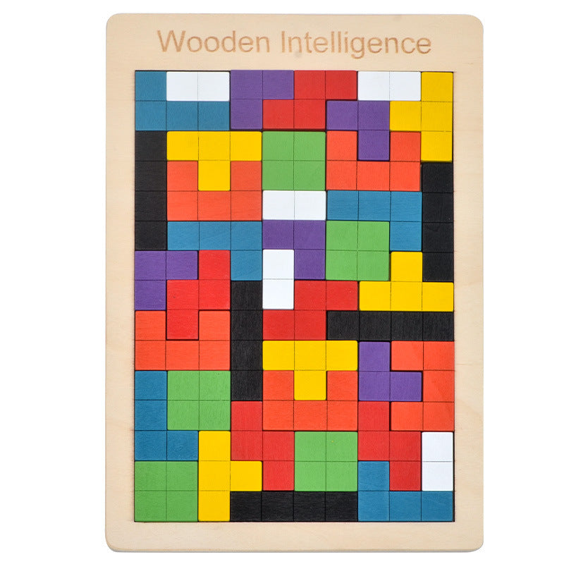 Wooden Magnetic & Blocks Puzzle