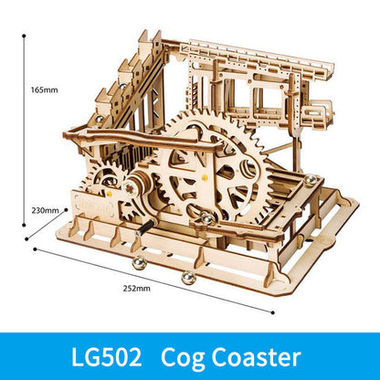 Roller Coaster 3D Wooden Model