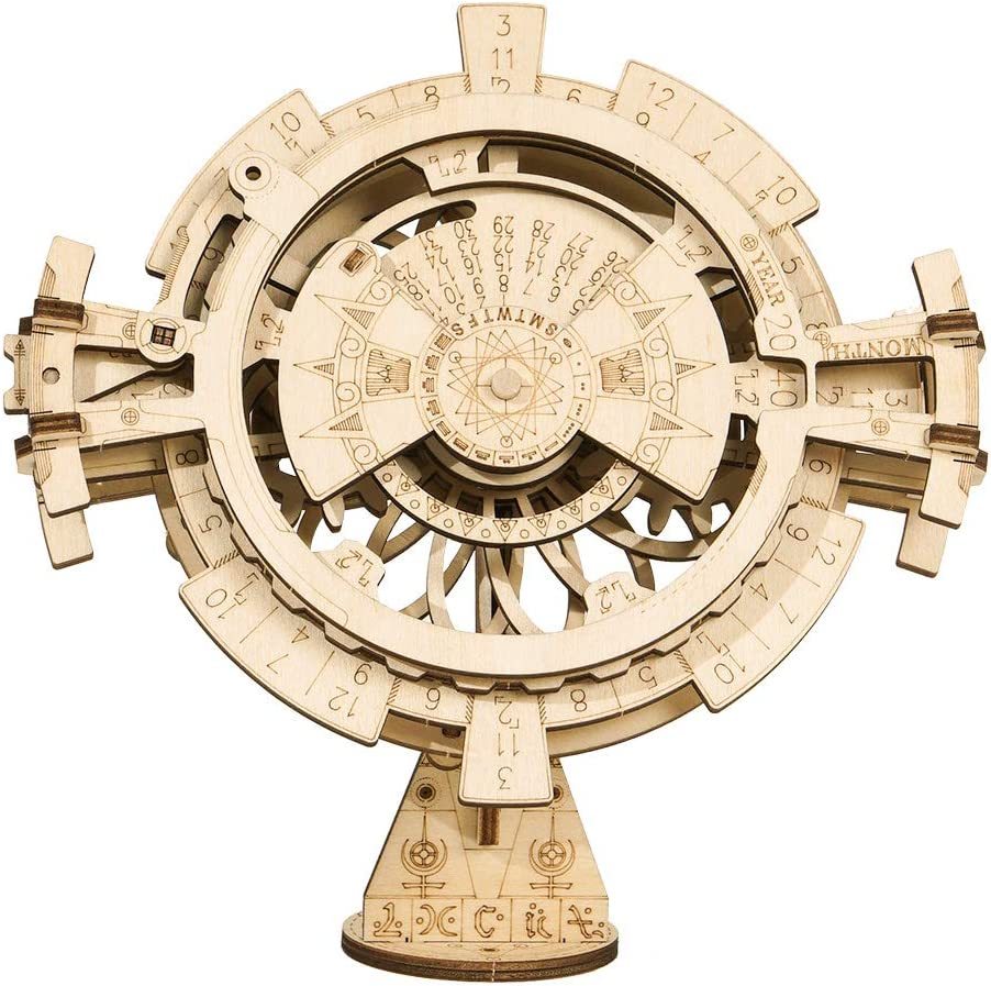 Perpetual Calendar 3D Wooden Model